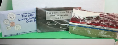 1984, 1996 & 1998 United States Mint Sets Denver & Philadelphia - Image 1 of 4