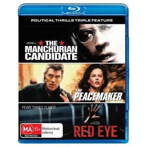 The Manchurian Candidate / The Peacemaker / Red Eye Blu-Ray : NEW - Picture 1 of 1
