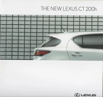 The New Lexus CT 200h Five Door Hybrid 2010 Sales Brochure  - Image 1 of 4