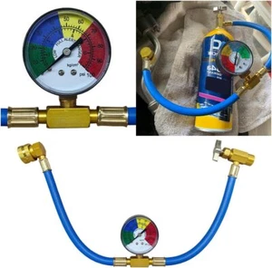 R134A Car AC Refrigerant Charge Hose Kit, Car Air Conditioning Recharge Hose - Picture 1 of 7
