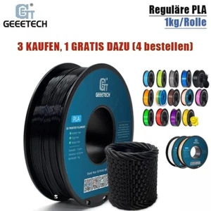【3 KUP, 1 GRATIS (4 zamówienia)】 1KG / rolka Geeetech Regular PLA Filaments - Zdjęcie 1 z 37