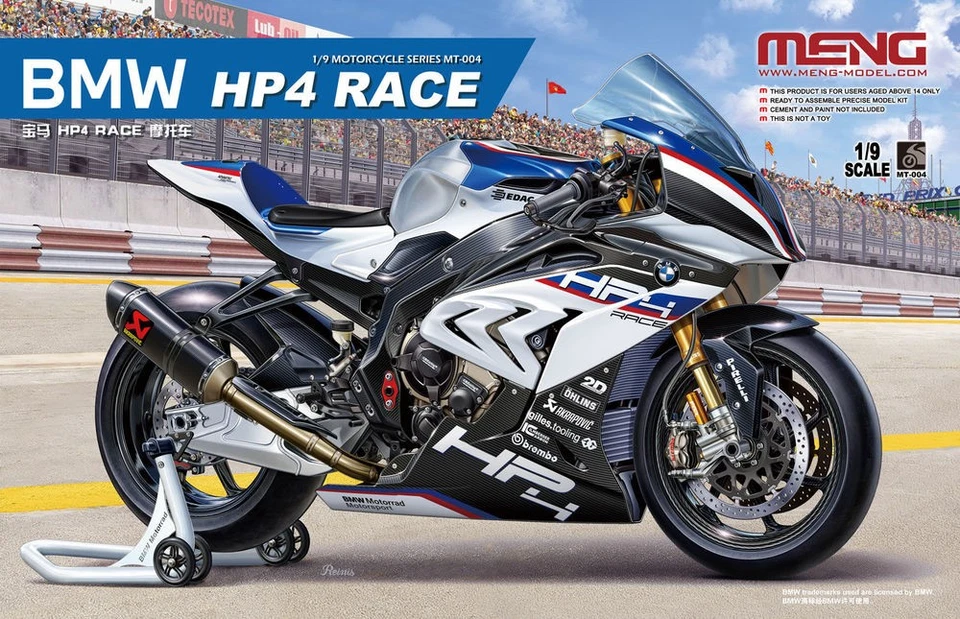 MENG-Model 1:9 MT-004 BMW HP4 RACE - NEU