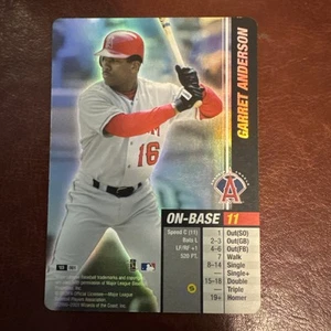 2003 MLB Showdown Garret Anderson Base Set FOIL #1 Angels - Picture 1 of 6