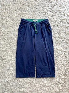 Mini Boden Jersey Baggies Shorts Size 14 Navy Cotton Pockets - Picture 1 of 7