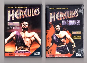 STEVE REEVES HERCULES & HERCULES UNCHAINED DVD BOX SET CULT CLASSIC SWORD SANDAL - Imagen 1 de 3