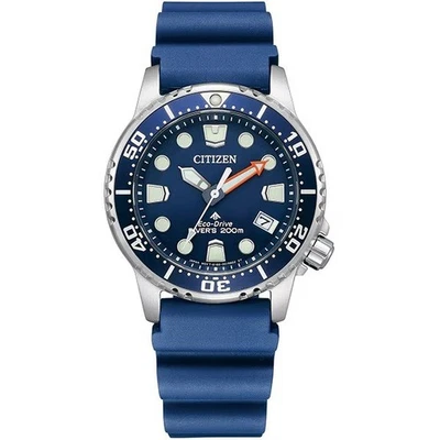 Citizen EO2021-05L Eco-Drive JDM relógio mostrador azul aço inoxidável 100% autêntico - Imagem 1 de 4
