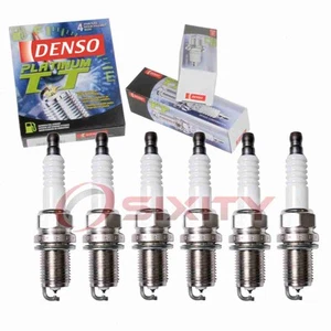 6 pc Denso Platinum TT Spark Plugs for 1989-1995 Toyota Pickup 3.0L V6 qv - Picture 1 of 5