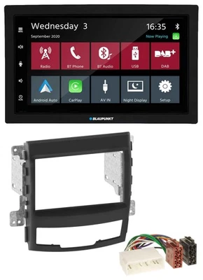 Blaupunkt 2DIN MP3 USB Bluetooth DAB Autoradio für SSangYong Korando 10-13 - Bild 1 von 4