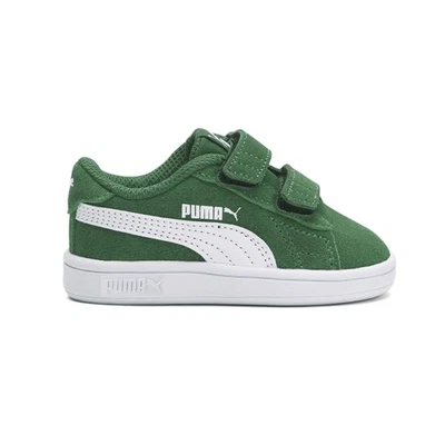 Zapatillas informales PUMA Smash V2 de gamuza sin cordones para niños pequeños talla 5 M 3651783 Foto 1 de 4