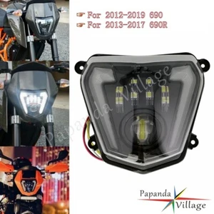 Off-Road LED Headlight DRL Assembly For Supermoto Duke 690,Duke 690R 2012-2019 - Imagen 1 de 8