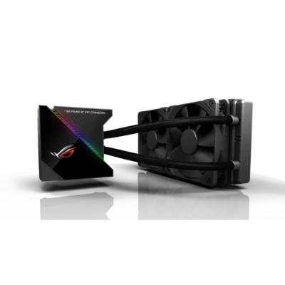 ASUS ROG Ryujin 240 RGB AIO Liquid CPU Cooler 240mm Radiator LIVEDASH OLED Panel - Image 1 of 4