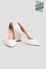 Rrp?700 Gianvito Rossi Leather Court Shoes Us5.5 Uk2.5 Eu35.5 Heel Made In Italy
