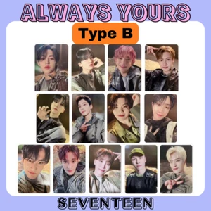 SEVENTEEN ALWAYS YOURS JAPAN BEST ALBUM Photo Card TypeB Limited ED. PC - Picture 1 of 23