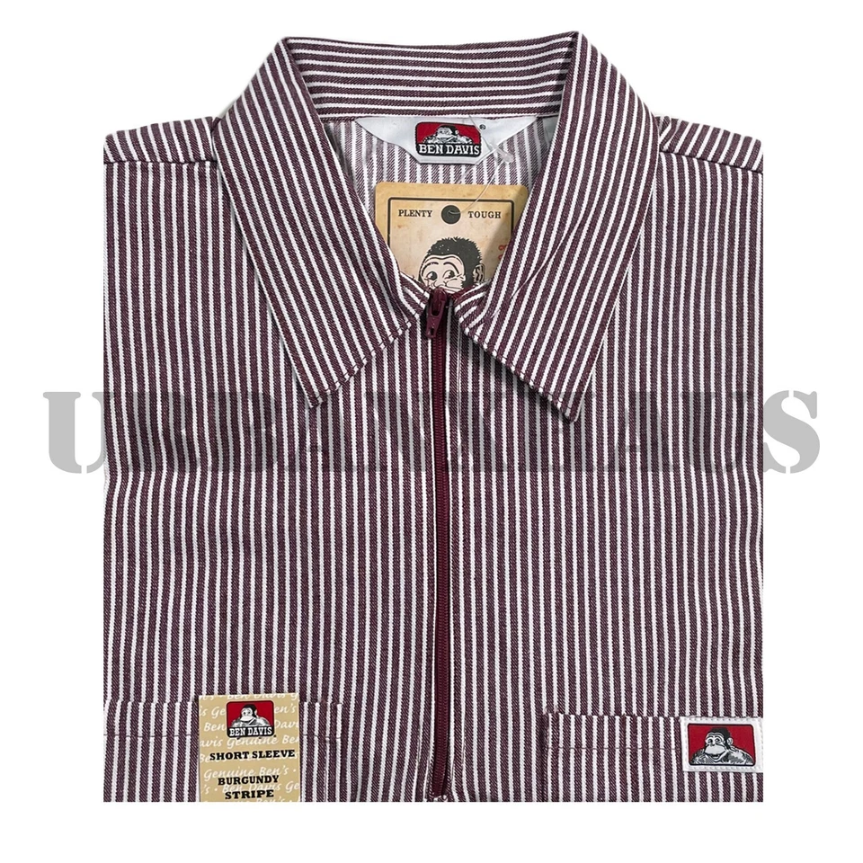 Camisas BENDAVIS a rayas manga corta 1/2 cremallera (S a 5XL) Foto 1 de 1