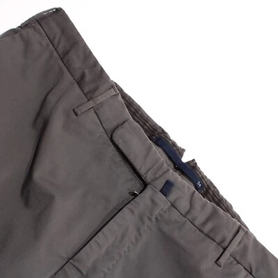 Pantalones chinos/informales Incotex nuevos con etiquetas talla 54 (US 38) calce ajustado Royal Batavia en gris Foto 1 de 4