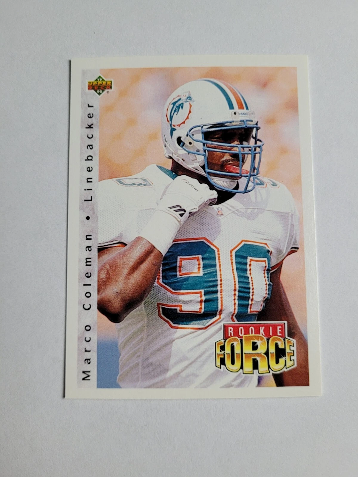 1992 Upper Deck Football Rookie Force #405 Marco Coleman