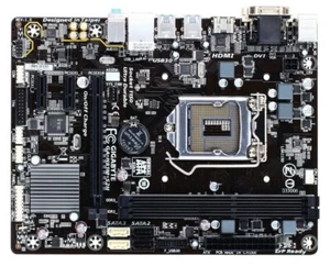 Carte mère Gigabyte GA-H81M-S2H, Micro ATX, LGA 1150 + i5-4460, HDMI, 2 - Imagen 1 de 2
