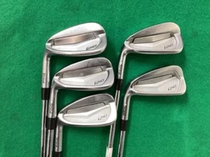 Lefty Ping i210 Iron Set 5pcs 6-W Flex S Stiff NSPRO Zelos 7 Silver Dot - Picture 1 of 5