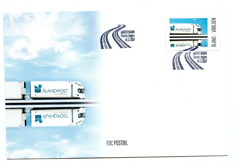 Aland FDC 2017 My Stamps Postal Lorry Truck AL083 - Image 1 of 1