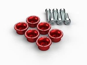 Ducati 1100 scodellini frizione rossi - spring caps with screws red - Picture 1 of 2