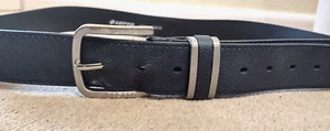 LOTTO Size L-XL 40" to 46" Dark NAVY BLUE Genuine LEATHER Thick BELT 1&1/2" Wide - Picture 1 of 4