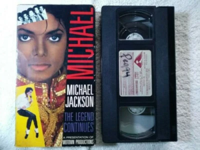 Michael Jackson The Legend Continues VHS 1988 Optimum Vestron Motown RARE OOP - Image 1 of 4