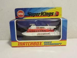 VINTAGE LESNEY MATCHBOX SUPER KINGS K-22 SRN6 HOVERCRAFT ENGLAND DIECAST TOY NEW - Picture 1 of 8