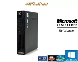 Lenovo ThinkCentre M72e USFF Core i5-3470 2,9 GHz 16 GB 512 SSD Win10 Pro 64 bit - Foto 1 di 5