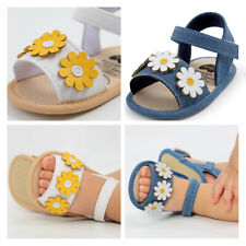 Lovely GIFT Baby Girls Pram Shoes Infant Soft Sole Summer Sandals Crawling Shoes