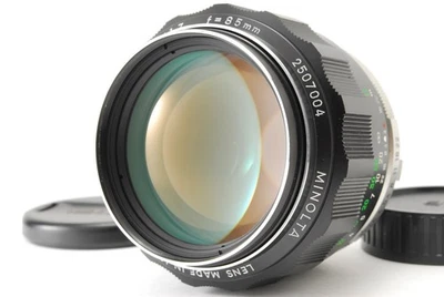 Lente retrato Minolta MC Rokkor PF 85 mm F1,7 [casi como nueva] montura SR de JAPÓN Foto 1 de 4