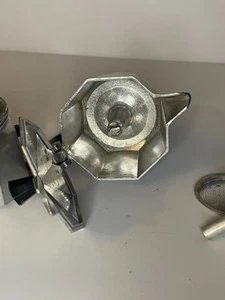 VTG Junior Express Moka Pot – Made in Italy – Aluminum Stovetop Espresso Maker - Picture 1 of 12