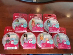 Mega Bloks American Girl Doll Series 1 Set of 7 Personalize Style Figures - Picture 1 of 9