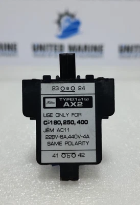 TOSHIBA AX2 Auxiliary Contact 1A1B [LOT OF 2] - Image 1 of 4