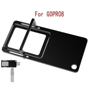 Adattatore piastra montaggio cardanico in lega di alluminio per uso action camera GoPro 8 DJI OSMO - Foto 1 di 8