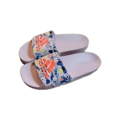 Sandalias Adidas Adilette Shower K Slides Niños Talla 3 Púrpura Sin Cordones Foto 1 de 4