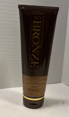 Exfoliante bronceador bronceador esmalte corporal cáñamo pre sin sol 8,5 oz Foto 1 de 4