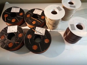 SET BESTEHEND AUS 7 SPULEN PVC KUNSTSTOFF SCHWEISSDRAHT 4 MM RUND - Bild 1 von 4