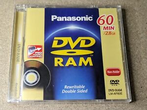 Panasonic 2.8GB DVD RAM 8cm 60 Miin Video Camera Camcorder Disc LM-AF60E