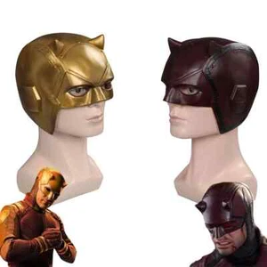 Daredevil Cosplay Pvc Mask Halloween PVC Cosplay Helmet Gift for Adult Kids - Picture 1 of 8