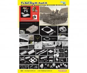 Dragon 6853 - 1/35 Segunda Guerra Mundial Dt. Pz.Bef.Wg.III Ausf.K - Nuevo - Imagen 1 de 1
