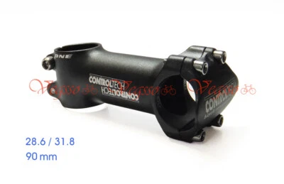 NEW CONTROLTECH "ONE" ROAD MTB BIKE STEM AL6061, 31.8 x 90mm, BLACK - Image 1 of 4
