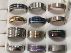 job lot jewellery rings bundle 12pc mixed sizes good quality stainless steel