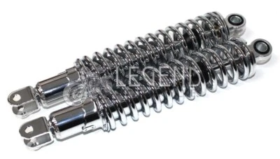 Amortecedores traseiros cromados Suzuki GS1000 335mm #Type2 -- W6-02 - Imagem 1 de 4