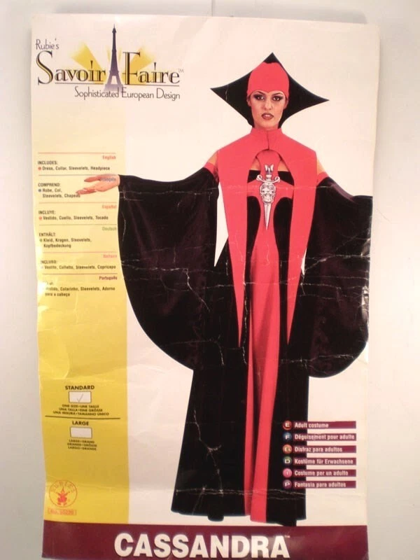 Disfraz Rubie's Savoir Faire Cassandra Adulto Talla Única Estándar Diseño Europeo Foto 1 de 1