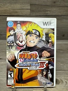 Naruto Shippuden Clash Ninja Revolution III Nintendo Wii 2009 Complete W/ Manual - Picture 1 of 3