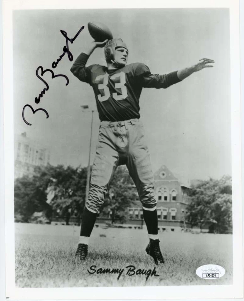 Sammy Baugh Commanders Autographed Signed 8x10 Glossy Photo Print JSA Authentic - Image 1 of 1
