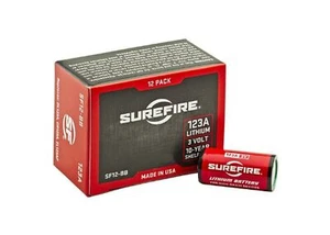 SureFire 123A Lithium Batteries Optimized High drain flashlight 12 Pack - Boxed - Picture 1 of 3