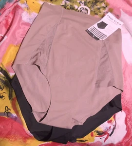 2 ANNE KLEIN HIGH-WAISTED NO SHOW MICROFIBER SHAPEWEAR BRIEF PANTIES S - Picture 1 of 2
