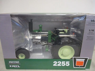 Custom Silver Chrome Oliver Model 2255 Toy Tractor, 1/16 Scale - Image 1 of 4