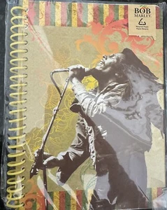 BOB MARLEY MUSIC SINGING SPIRAL RECYCLED 60 SHEETS NOTEPAD NOTEBOOK JOURNAL - Picture 1 of 4